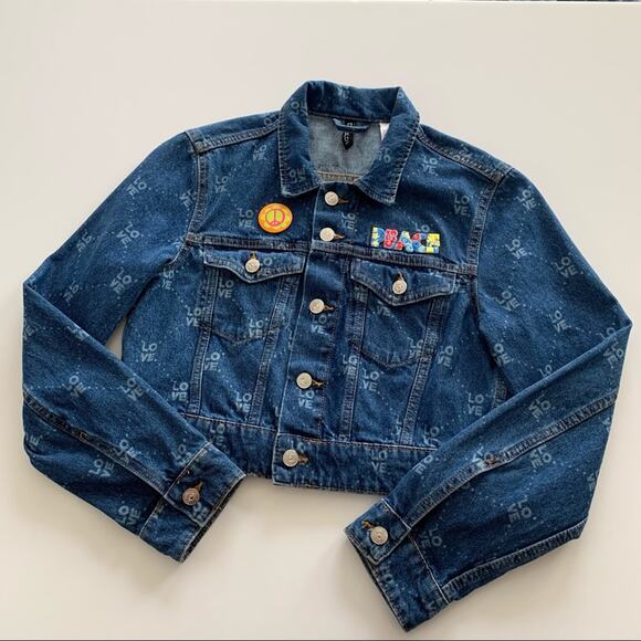 Via Penny Lane Reworked Apparel | Woodstock Music Festival Graphic Denim Jacket - Picture 2 of 9